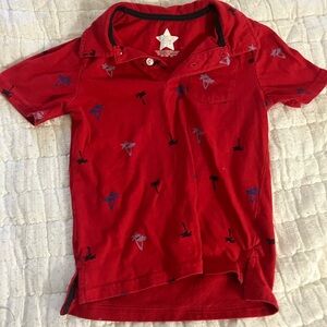 Garanimals Red Polo with Palm Tree Design